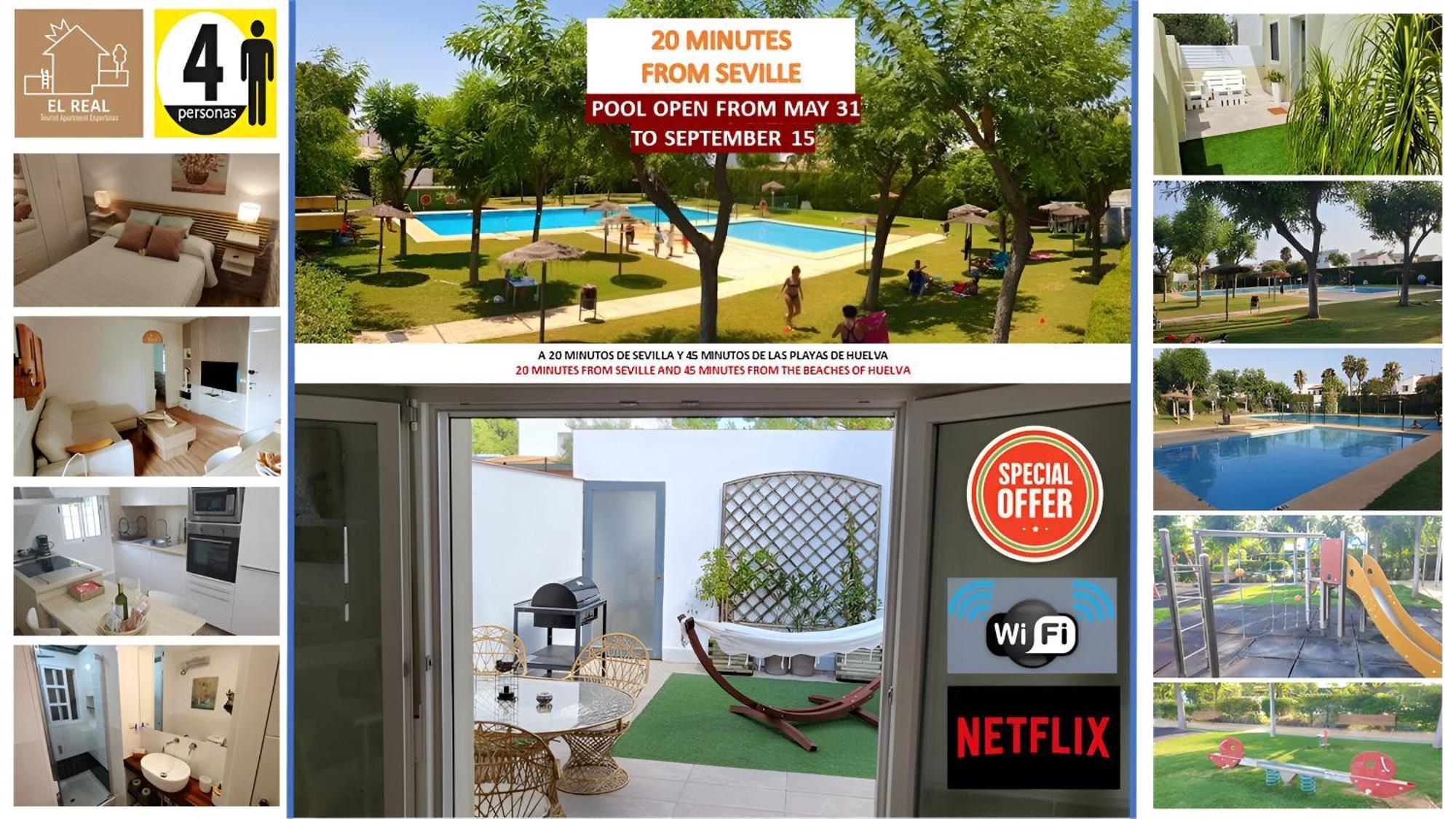 Apartamento El Real - Espartinas - Sevilla Kültér fotó